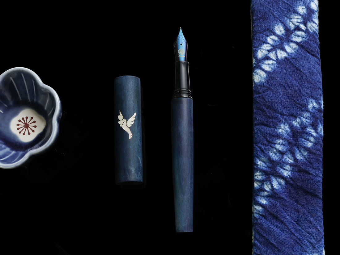 世界樹・藍 Fountain Pen - Wancher ワンチャー
