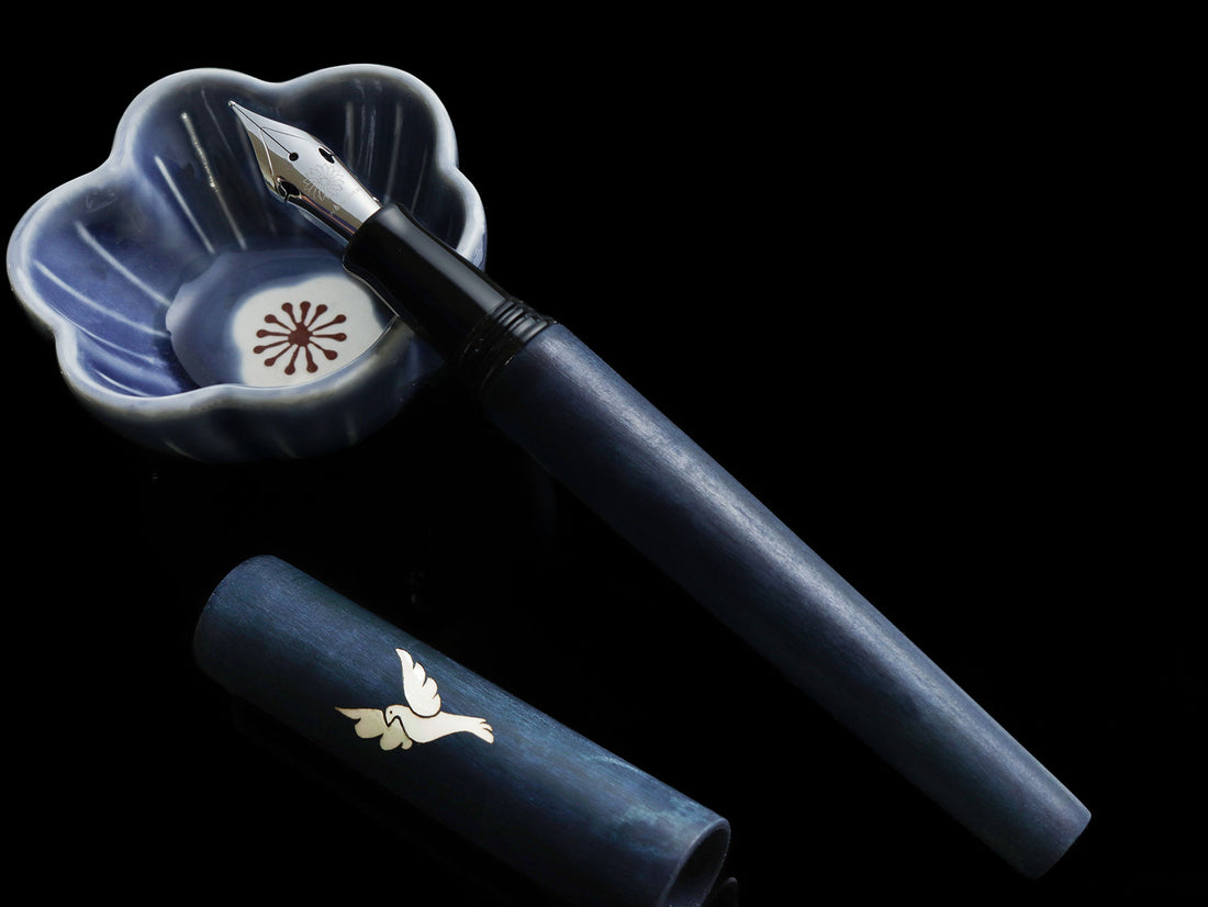 世界樹・藍 Fountain Pen - Wancher ワンチャー