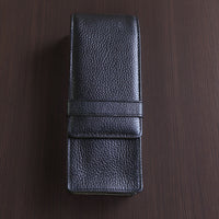 テラサキ レザーペンケース・黒 Pen Pouch - Wancher ワンチャー