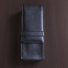 テラサキ レザーペンケース・黒 Pen Pouch - Wancher ワンチャー
