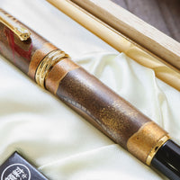 呉竹万年毛筆 夢銀河天然木・龍・輪島蒔絵 Brush Pen - Wancher ワンチャー