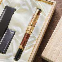 呉竹万年毛筆 夢銀河輪島塗・昇龍 Brush Pen - Wancher ワンチャー