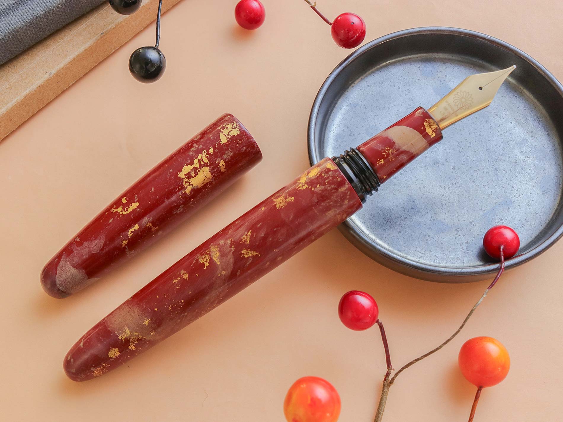 八雲塗  流紋 ・ アマテラス Fountain Pen - Wancher ワンチャー