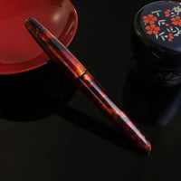 八雲塗 白檀・朱 Fountain Pen - Wancher ワンチャー