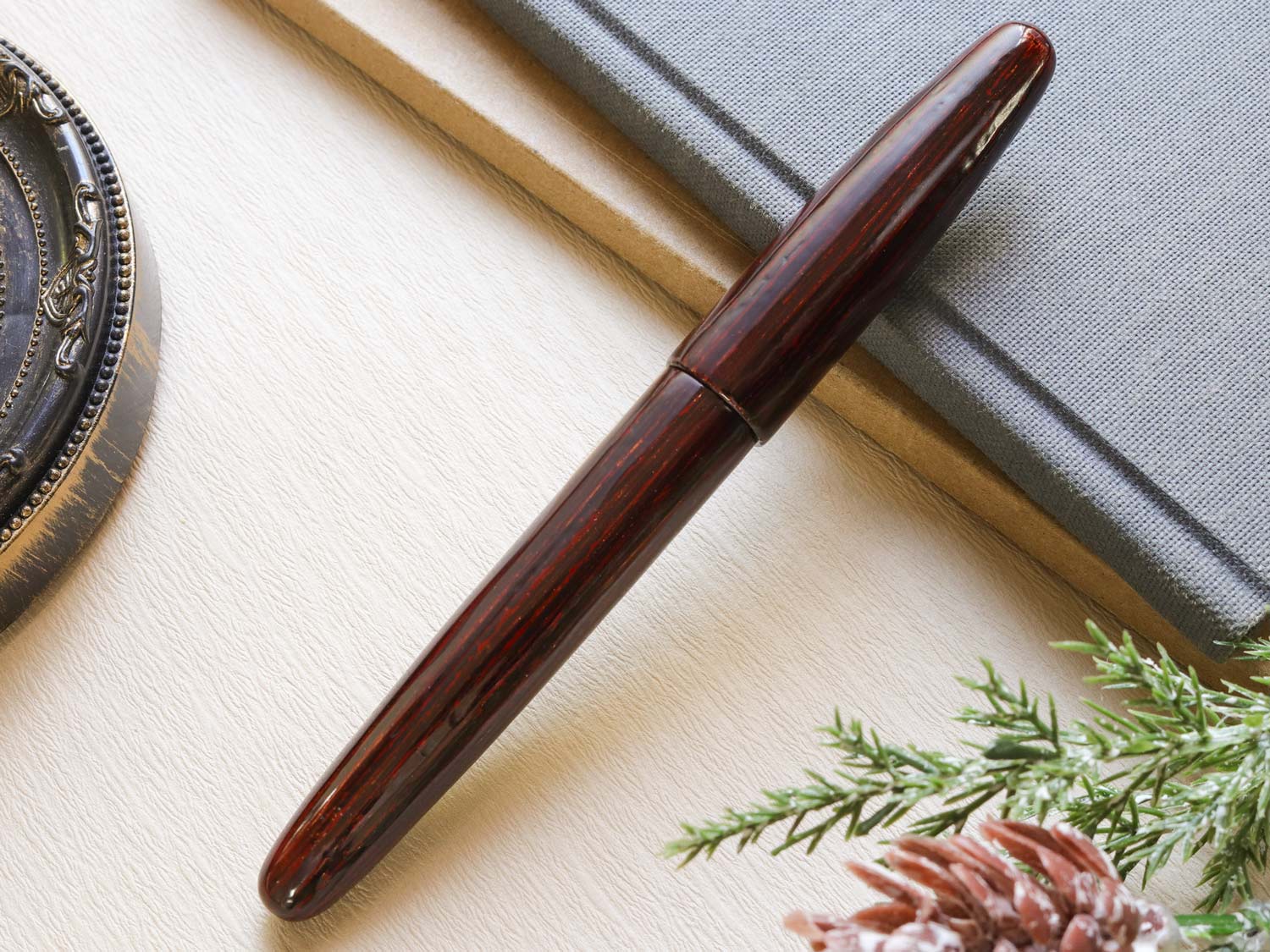 八雲塗 絞うるし ・ 流星（りゅうせい） Fountain Pen - Wancher ワンチャー