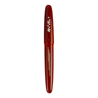 象嵌 桜の川・漆・赤溜塗り Fountain Pen - Wancher ワンチャー