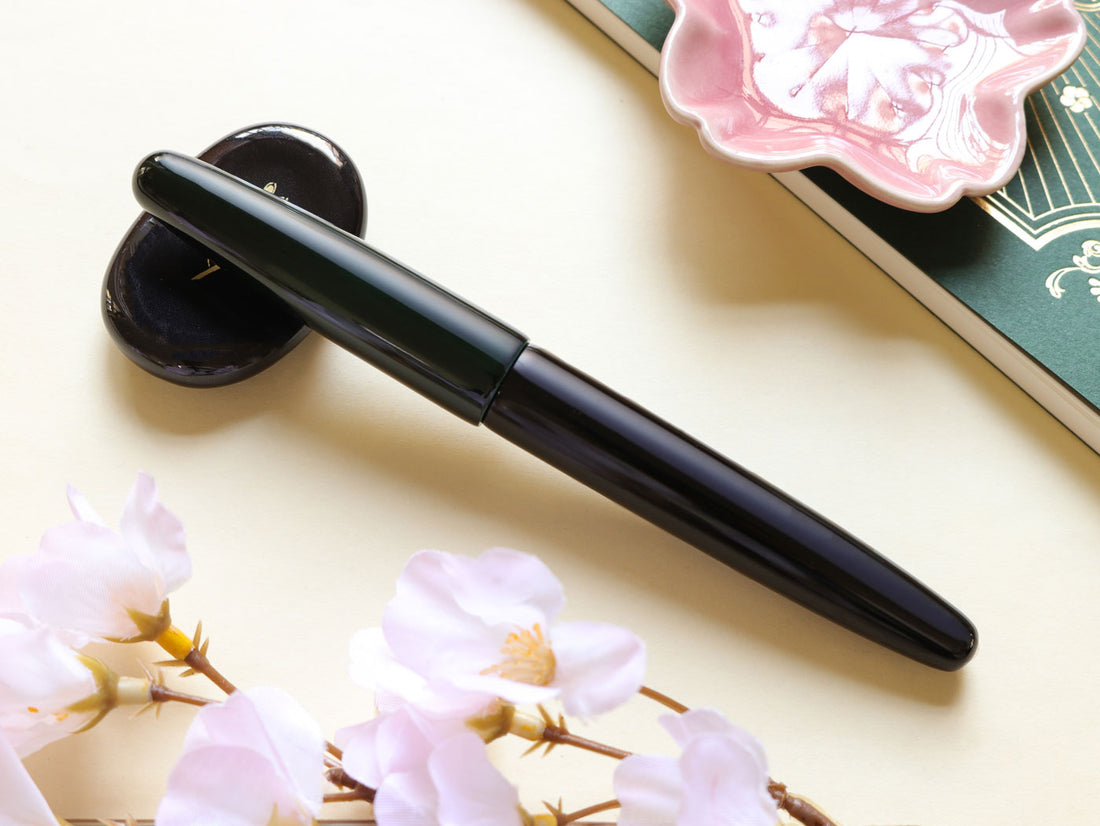 会津漆・玉虫塗・緑 Fountain Pen - Wancher ワンチャー