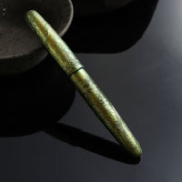 八雲塗 ちぢみ ・ あおだいしょう Fountain Pen - Wancher ワンチャー