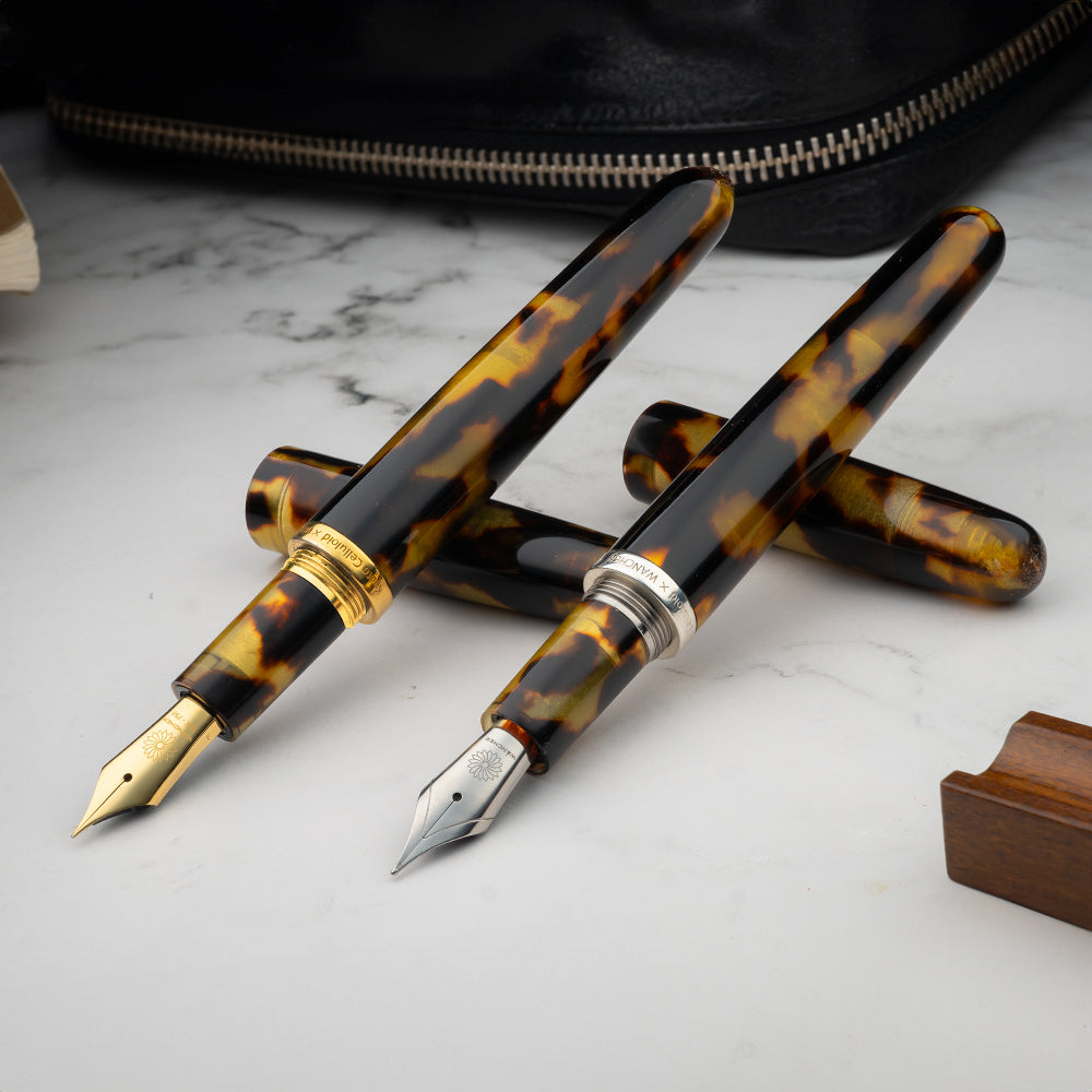 ドリームペン・セルロイド鼈甲 Fountain Pen - Wancher ワンチャー