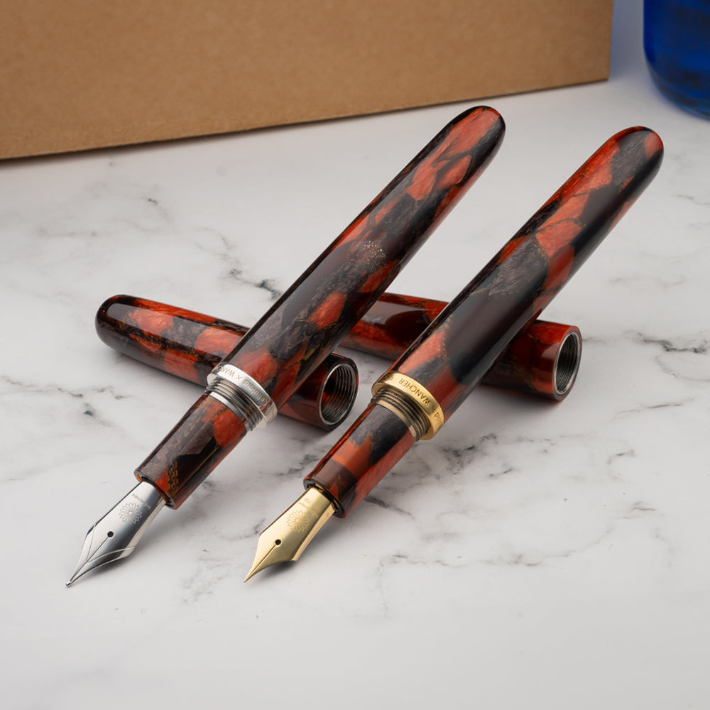 ドリームペン・セルロイド紅葉 Fountain Pen - Wancher ワンチャー