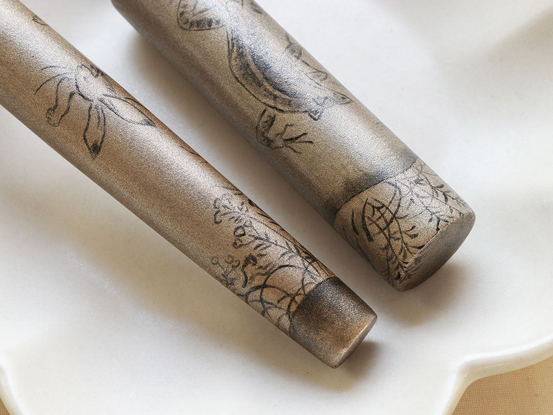 世界樹 漆絵・鳥獣戯画 Fountain Pen | ワンチャーペン Wancher