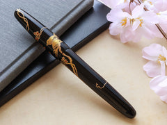 高蒔絵・蔓梅擬目白 Fountain Pen - Wancher ワンチャー