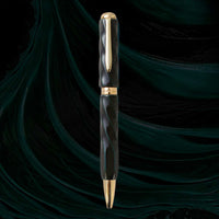 仁風ボールペン・青溜塗 Ballpoint Pen - Wancher ワンチャー