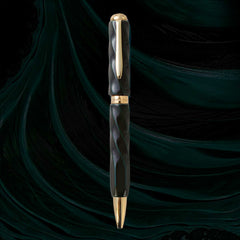 仁風ボールペン・青溜塗 Ballpoint Pen - Wancher ワンチャー
