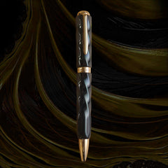 仁風ボールペン・玉虫塗・緑 Ballpoint Pen - Wancher ワンチャー