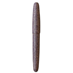 廣田漆　櫛目堆漆塗　紫 Fountain Pen - Wancher ワンチャー