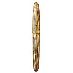 廣田漆　櫛目堆漆塗　猛虎「クリップ付」 Fountain Pen - Wancher ワンチャー