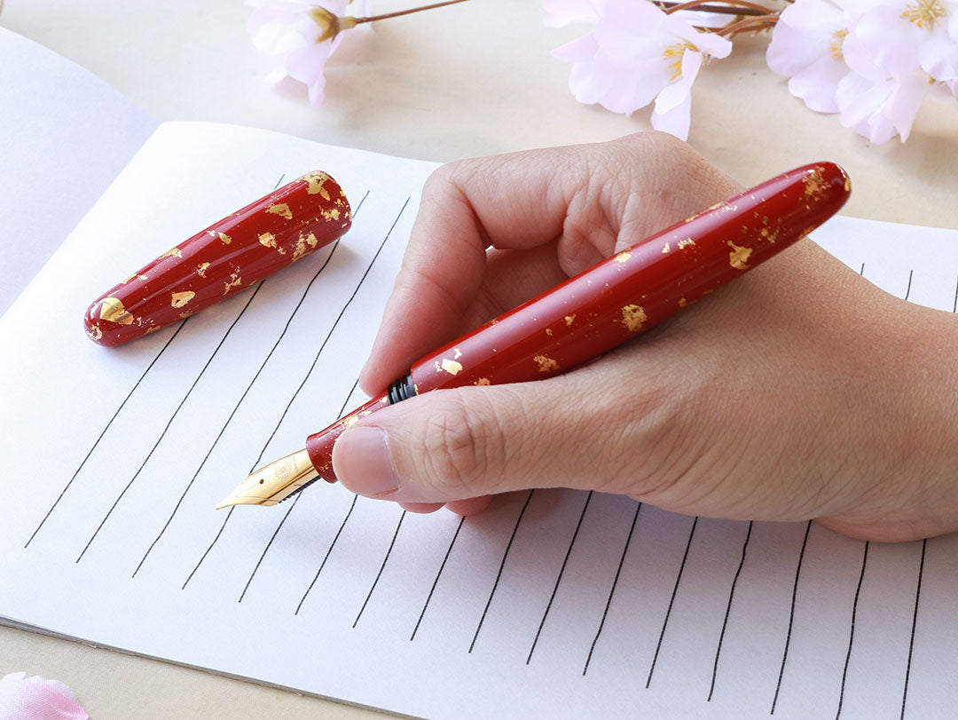 京都漆　古都色・平等院 Fountain Pen - Wancher ワンチャー