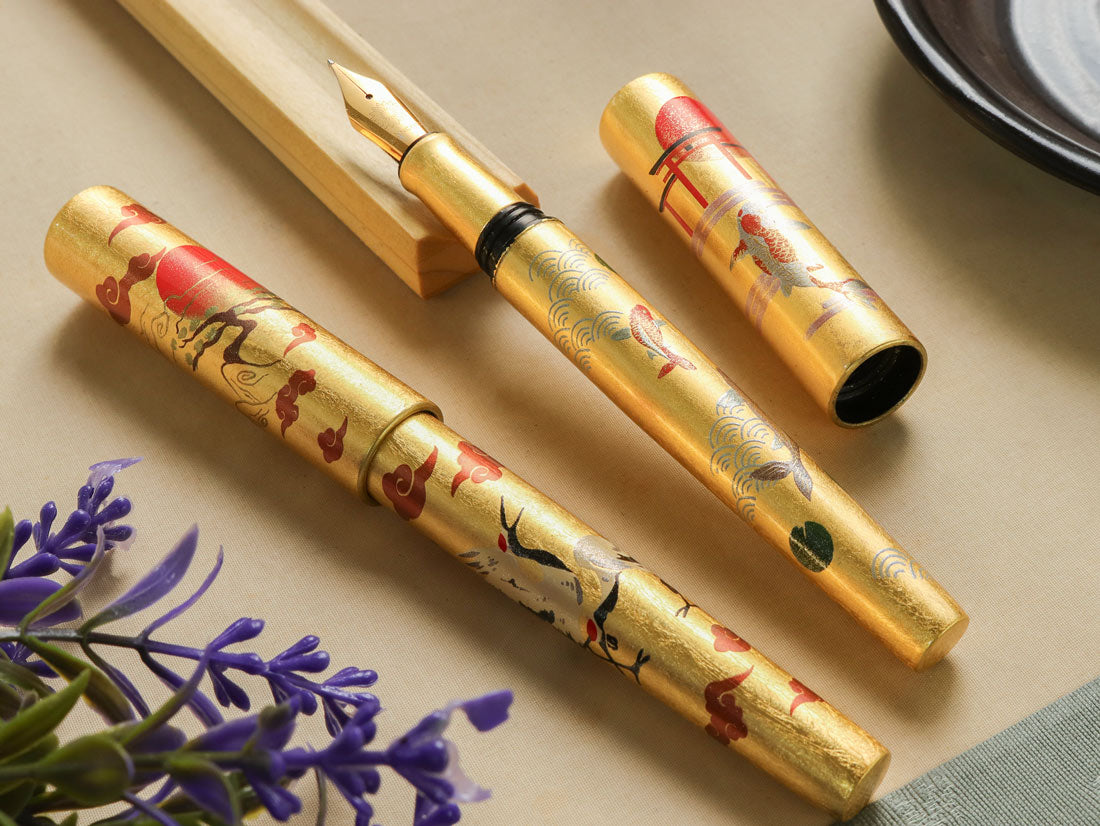 世界ライジングサン・鯉 Fountain Pen | ワンチャーペン Wancher