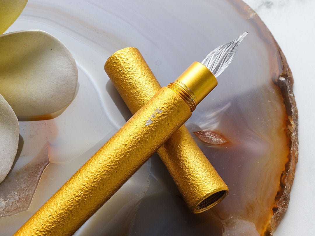 しずく・ガラスニブ万年筆・ ソリス Fountain Pen | ワンチャーペン