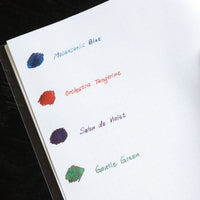 ギター 大正浪漫 ハイカラノート・ダークブルー（5mm方眼) Notebook - Wancher ワンチャー