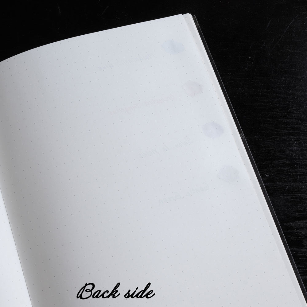 ギター 大正浪漫 ハイカラノート・ダークブルー（5mm方眼) Notebook - Wancher ワンチャー