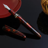 八雲塗 白檀・黒 Fountain Pen - Wancher ワンチャー