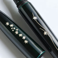 象嵌 紅葉・玉虫塗 ・緑