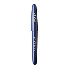 象嵌 雪月・漆・青 Fountain Pen - Wancher ワンチャー