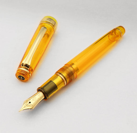 プロフェッショナルギアスリム14金・琥珀色 Fountain Pen - Wancher ワンチャー
