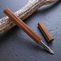 六角軸型 杉 Fountain Pen - Wancher ワンチャー