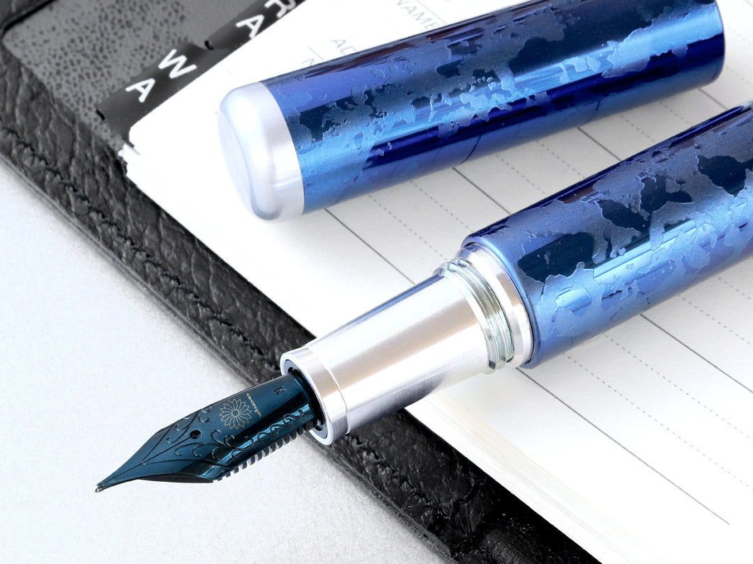 プリモ - ミッドナイトブルー Fountain Pen | ワンチャーペン Wancher