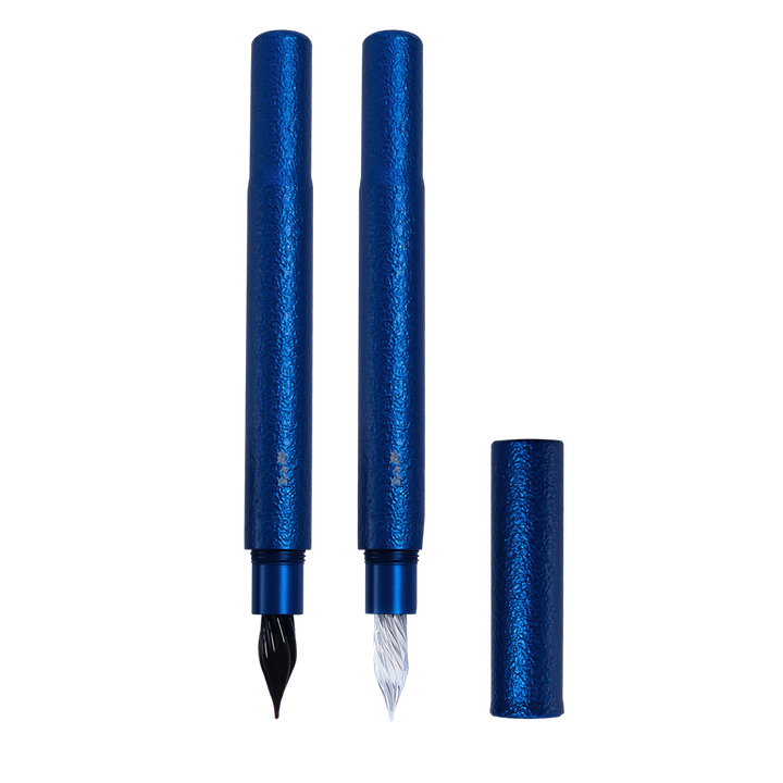 しずく・ガラスニブ万年筆・ブルームーン Fountain Pen - Wancher ワンチャー