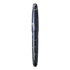 誠エボナイト・マーブルパープルグレー Fountain Pen - Wancher ワンチャー