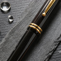 七宝万年筆・ベークライト・黒 Fountain Pen - Wancher ワンチャー