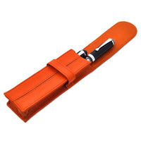 ペンブレース２本用・オレンジ Pen Pouch - Wancher ワンチャー