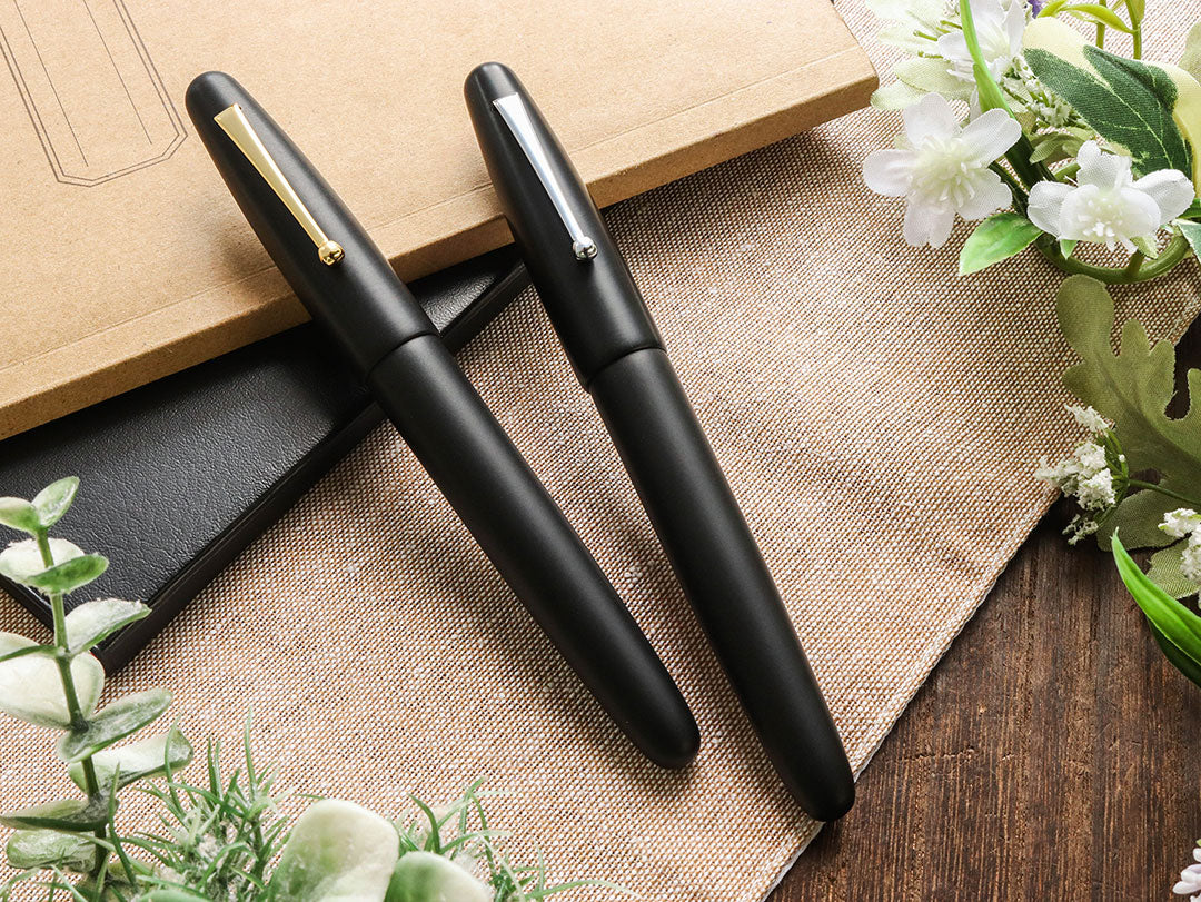 誠エボナイト・マットブラック Fountain Pen - Wancher ワンチャー