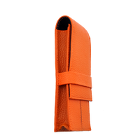 ペンブレース３本用・オレンジブラック Pen Pouch - Wancher ワンチャー