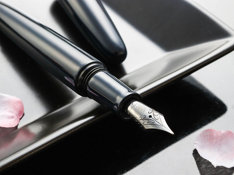 誠漆・紺 Fountain Pen - Wancher ワンチャー