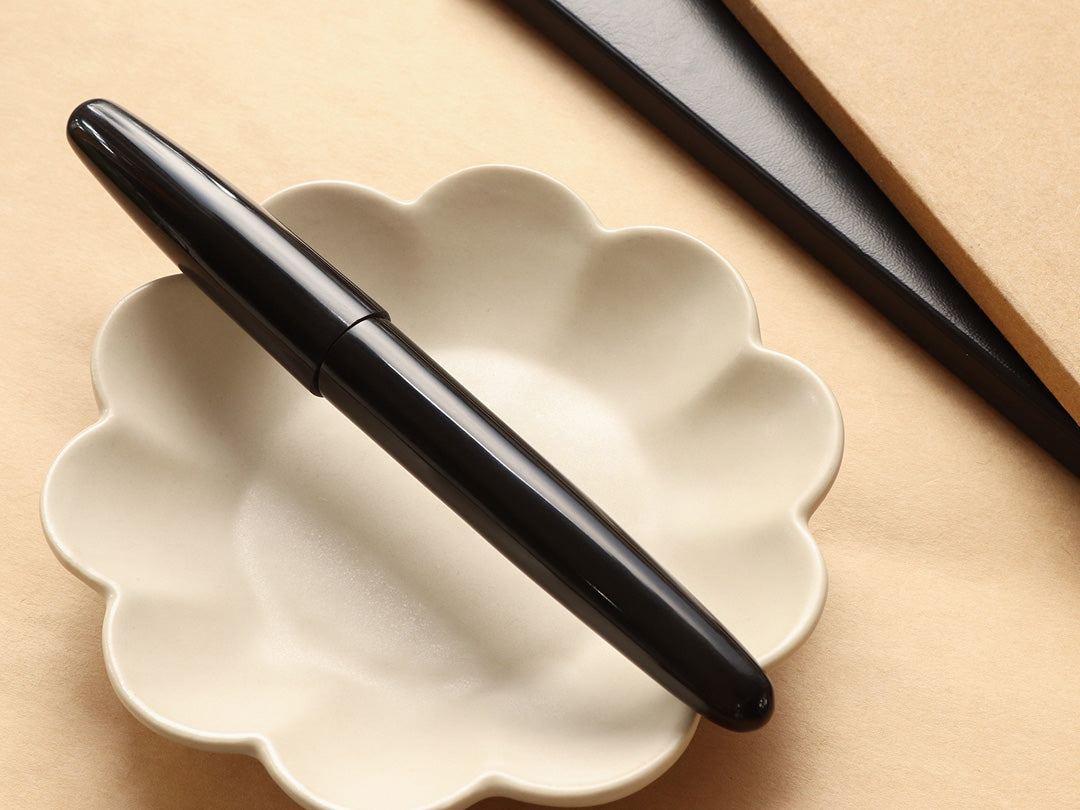 誠エボナイト・シルクブラック Fountain Pen - Wancher ワンチャー