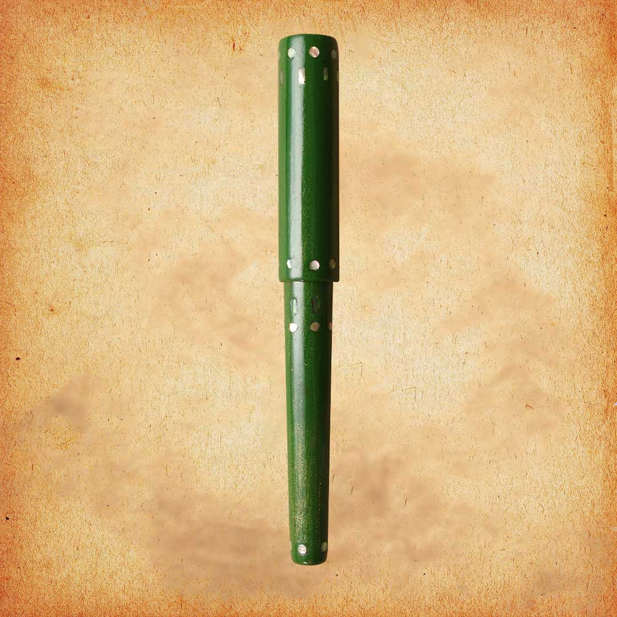 ソンマイ・ベトナム螺鈿・緑・氷雨 Fountain Pen - Wancher ワンチャー