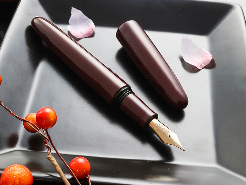 誠漆・紫 Fountain Pen - Wancher ワンチャー