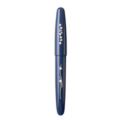 象嵌 紅葉・漆・青 Fountain Pen - Wancher ワンチャー