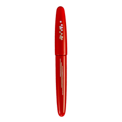 象嵌 桜の川・漆・朱 Fountain Pen - Wancher ワンチャー