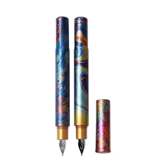 しずく・ガラスニブ万年筆・ 地球 Fountain Pen - Wancher ワンチャー