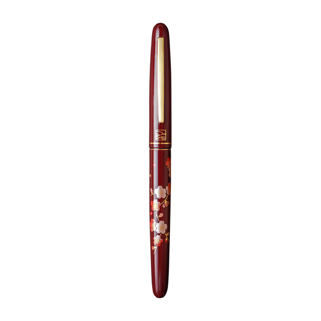 呉竹近代蒔絵万年筆 - 枝桜 Fountain Pen - Wancher ワンチャー