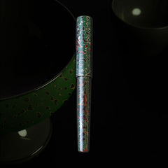 世界万年筆・津軽塗・緑上げ Fountain Pen - Wancher ワンチャー