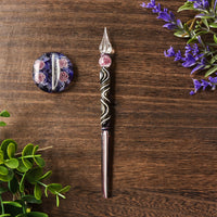 国東ガラスペン・ペン枕セット・春風11 Glass Pen - Wancher ワンチャー