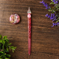 国東ガラスペン・ペン枕セット・春風12 Glass Pen - Wancher ワンチャー