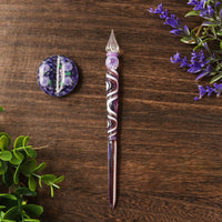 国東ガラスペン・ペン枕セット・春風14 Glass Pen - Wancher ワンチャー